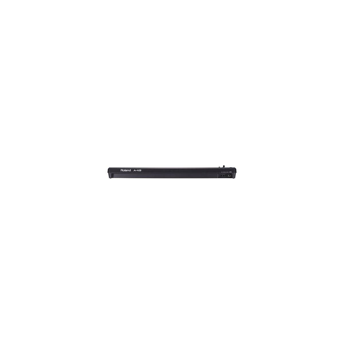 Roland A-49 49-Key MIDI Keyboard Controller - Lightweight, Portable & USB-Powered for Music Production, Studio Recording & Live Performance (Black)