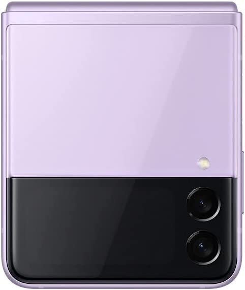 SAMSUNG Galaxy Z Flip 3 5G Unlocked Smartphone - 128GB Lavender (US Version, Renewed) | Stylish Foldable Phone for Work, Travel & Social Media
