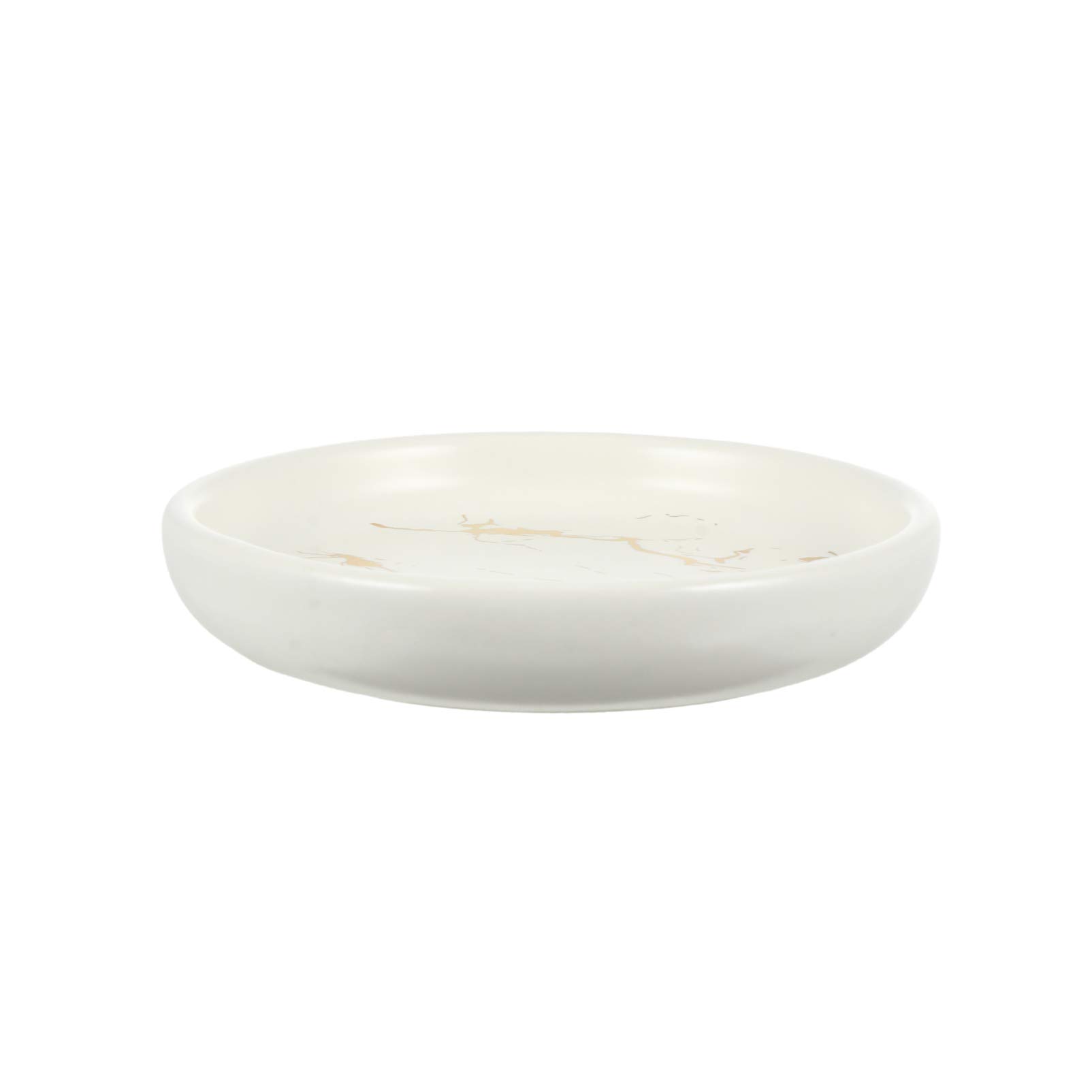 Hemoton White Ceramic Soap Dish Tray - Decorative Bathroom & Kitchen Storage for Hand Soap, Pumice Bars, Sponges & Scrubbers - Perfect for Vanities, Countertops, Sinks & Pedestals - Elegant Home & Spa Decor