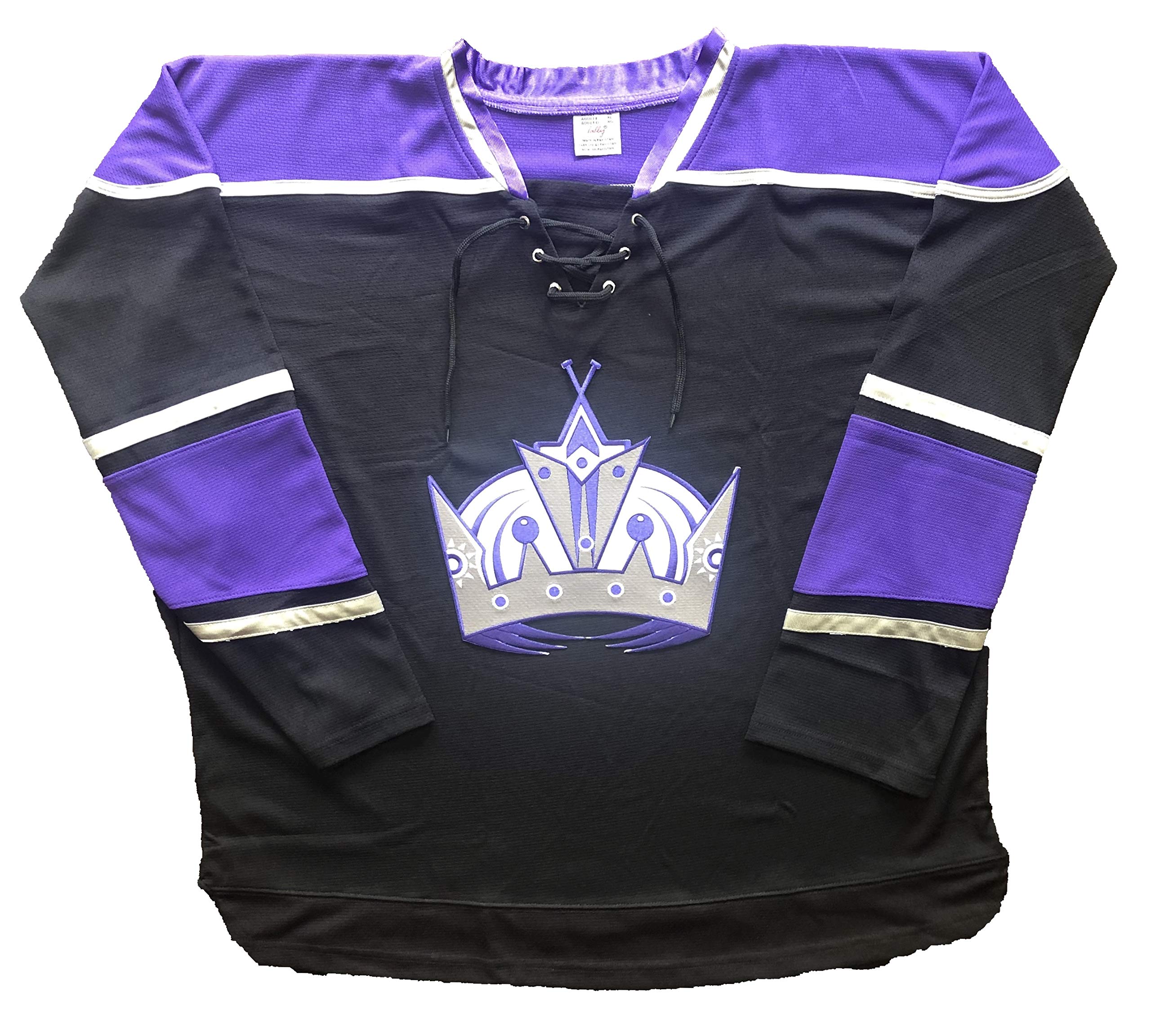 Custom Black & White Hockey Jerseys - Personalized with Name & Number - Perfect for Games, Tournaments & Fan Support