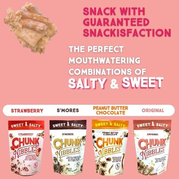 S'mores Snack Mix - Sweet & Salty Treats (4.25oz, 3 Packs) for Picnics & Parties