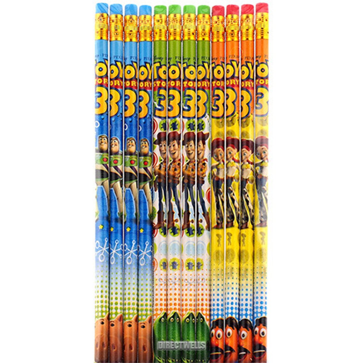 Authentic Disney Toy Story Licensed 12-Pack Wood Pencils for School, Office & Art Projects - Premium Quality Writing & Drawing Supplies