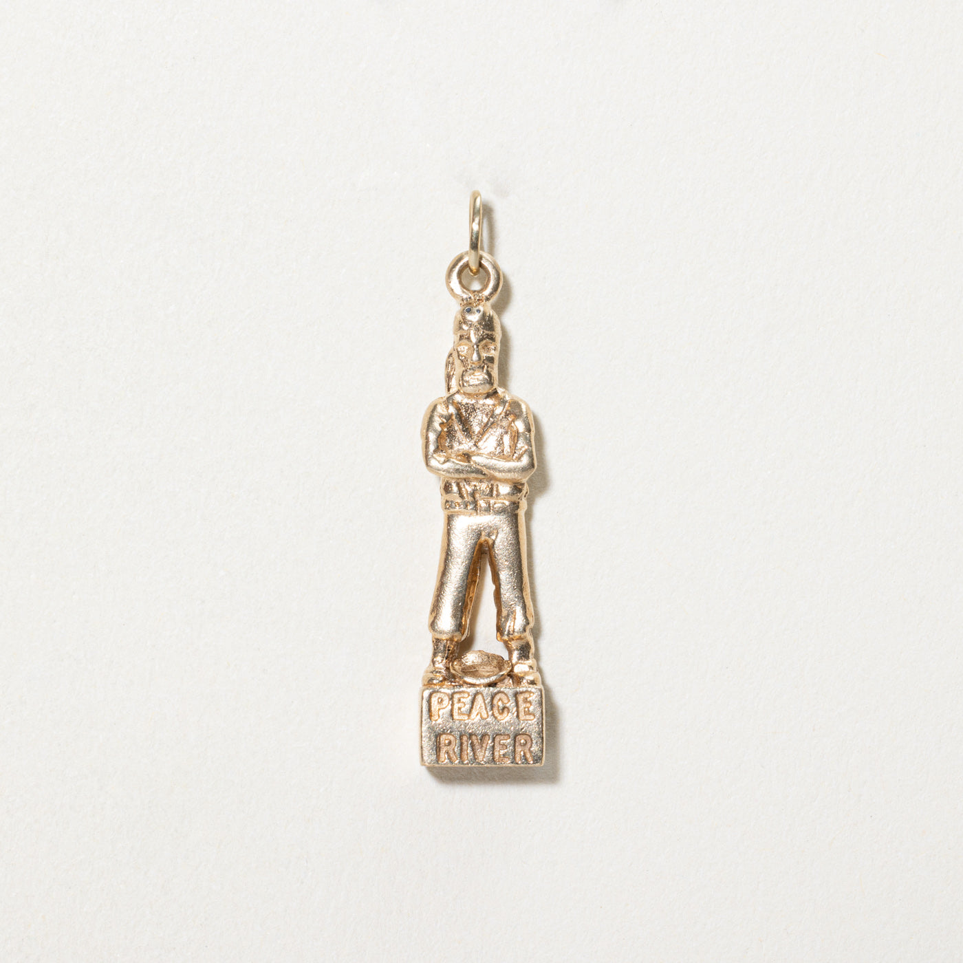 10K Yellow Gold Davis Peace River Charm Pendant - Elegant Jewelry for Necklace, Bracelet & Gift - Perfect for Birthdays, Anniversaries & Special Occasions