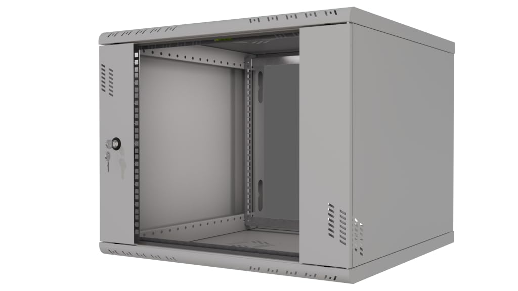Stalflex 19 Inch 9U 600mm Heavy Duty Steel Server Rack & Network Cabinet - Compatible with Rack Shelf & Rails - Ideal for Data Centers, IT Rooms & Network Equipment Storage