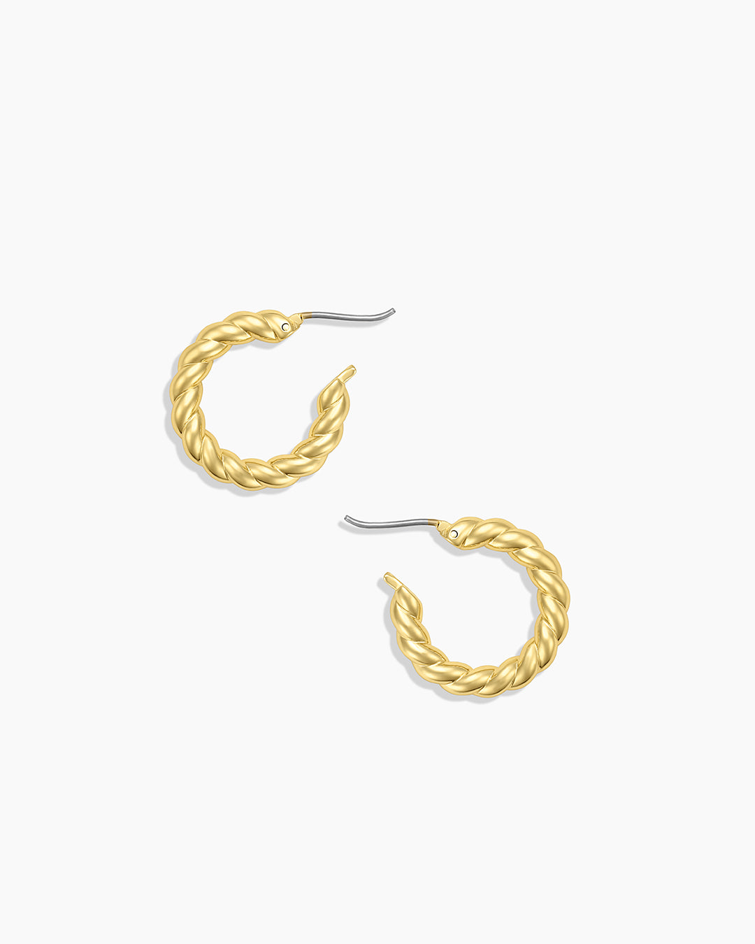 Sterling Silver Hoop Earrings for Women - Classic Crew Hoops - Perfect for Everyday Wear, Office & Casual Outfits