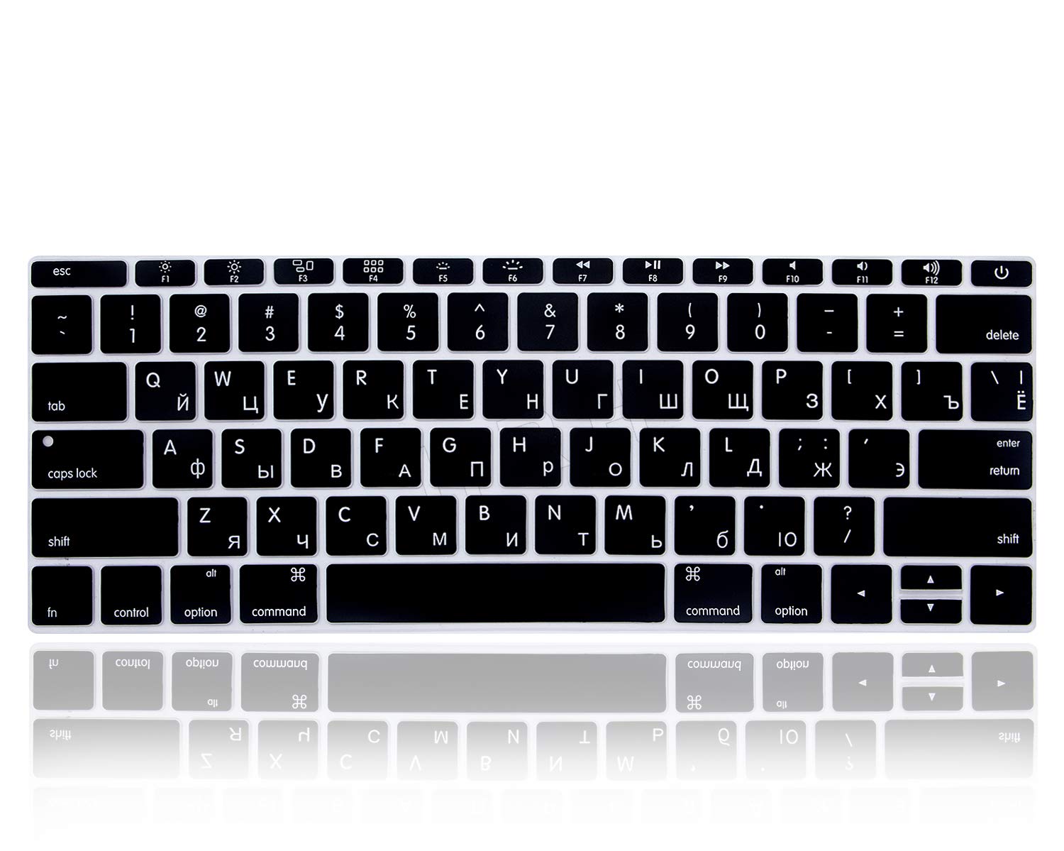 Russian Language Silicone Keyboard Cover for MacBook Pro 13