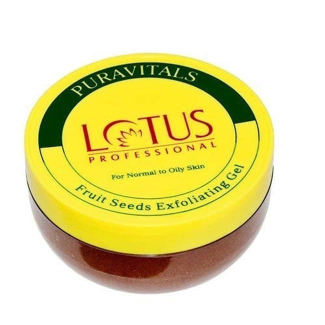 Lts Professional Fruit Seeds Exfoliating Gel - 250gm | Natural Face & Body Scrub for Smooth Skin | Perfect for Daily Skincare & Spa Treatments