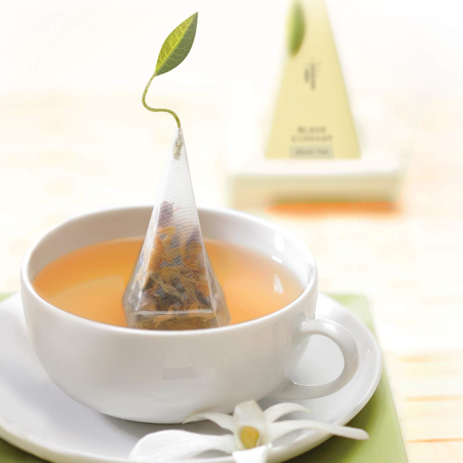 Premium Tea Forte Tea Tasting Assortment Gift Set - 10 Individually Wrapped Pyramid Infuser Bags, Handcrafted Tea Sampler with Petite Presentation Box | Perfect for Gifting, Tea Parties & Relaxation Moments