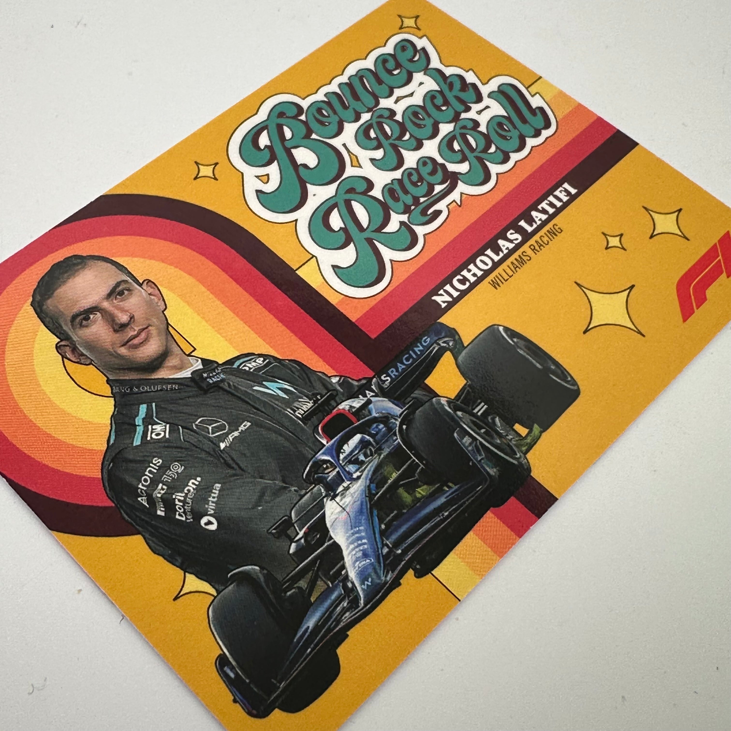 2022 Topps Formula 1 Nicholas Latifi #31/50 Gold Parallel Card - Rare F1 Racing Collectible for Sports Memorabilia Fans & Card Collectors - Perfect for Display, Trading, and Investment