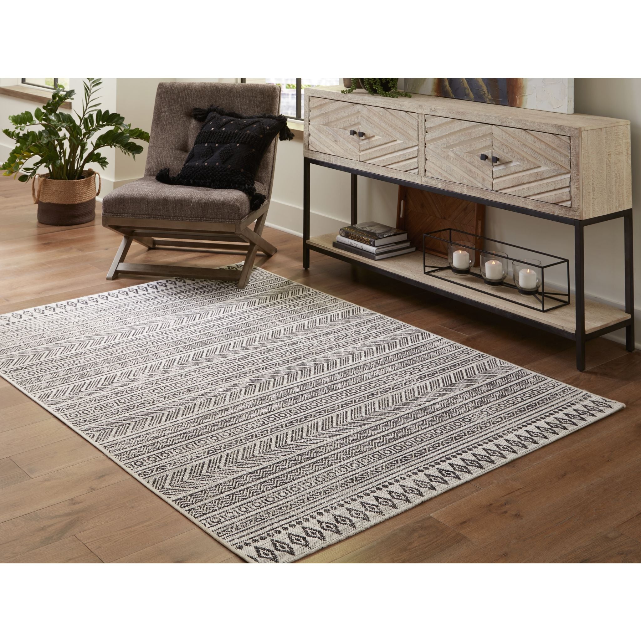 Brinoy 5x8 Feet Soft Plush Area Rug - Non-Slip Living Room Carpet for Bedroom, Home Decor, and Cozy Floor Mat | Perfect for Family Rooms, Dorms, and Offices