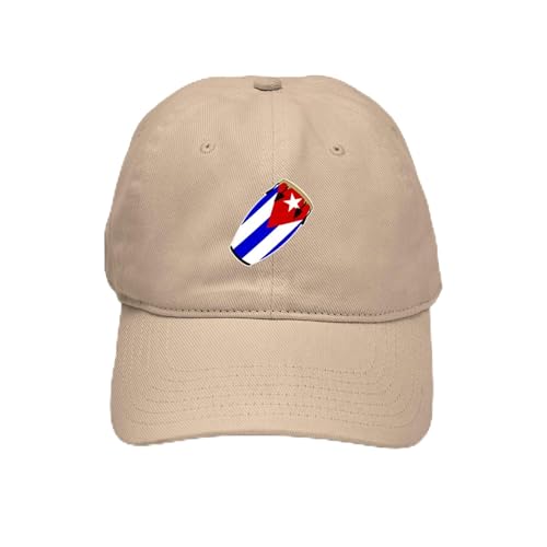 Khaki - Conga Cuba Flag Music Cap