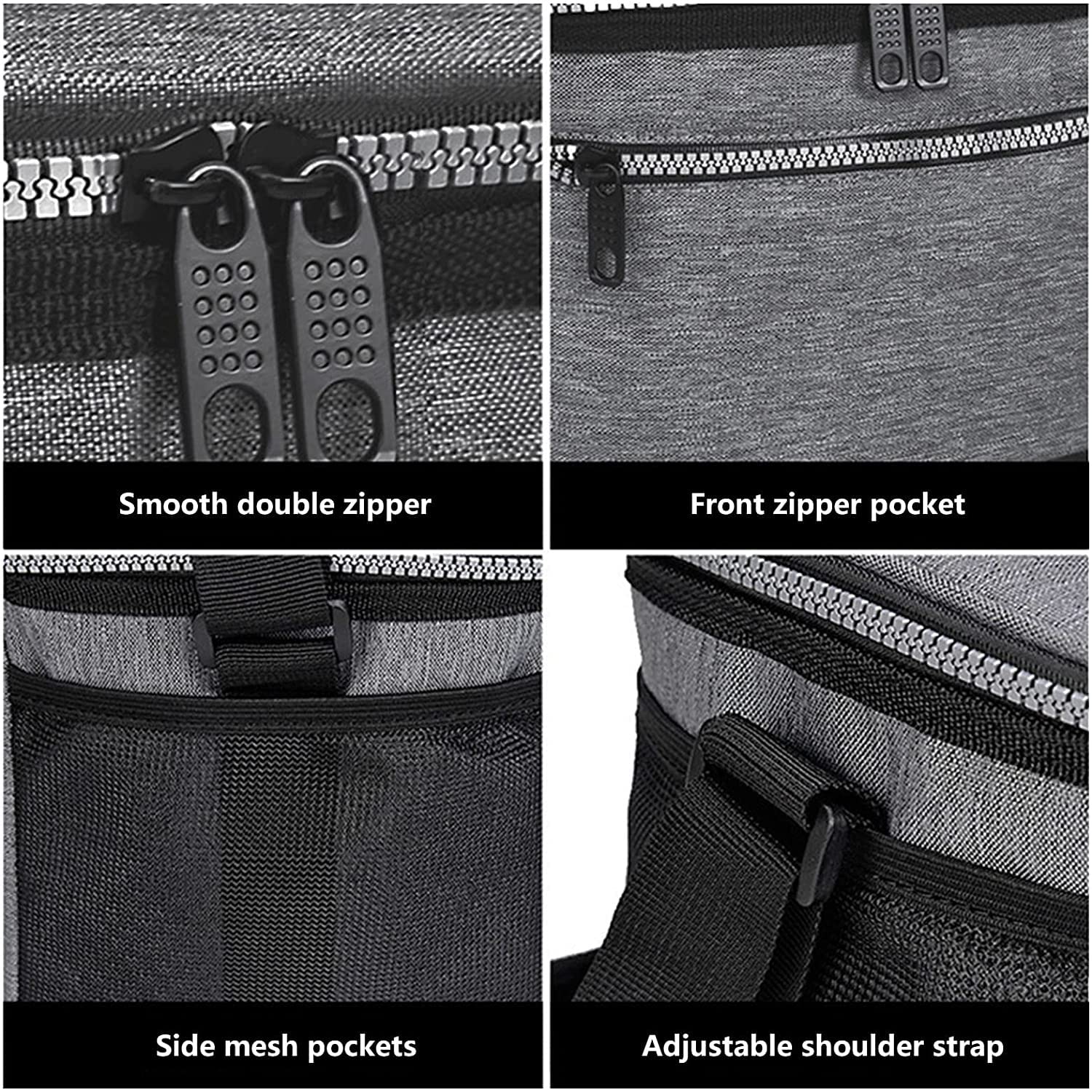 Portable Insulated Lunch Cooler Bag - Foldable Thermal Picnic Bag with Ice Pack Compartment for Food & Drinks | Perfect for Office, School, Camping & Food Delivery (Men & Women)
