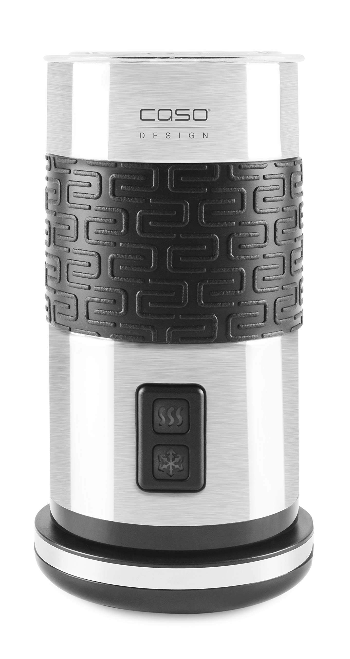 Caso Design Fomini Crema Inox Electric Milk Frother - Stainless Steel Non-Stick Milk Frother for Hot & Cold Drinks - Perfect for Lattes, Cappuccinos, Hot Chocolate & Macchiatos - Ideal for Home, Office & Coffee Shops