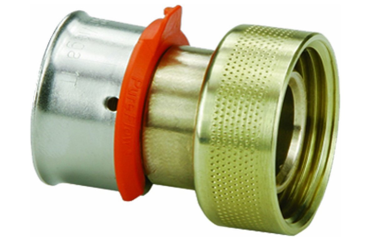 Viega 96161 PureFlow Zero Lead Bronze PEX Press Supply Adapter 1