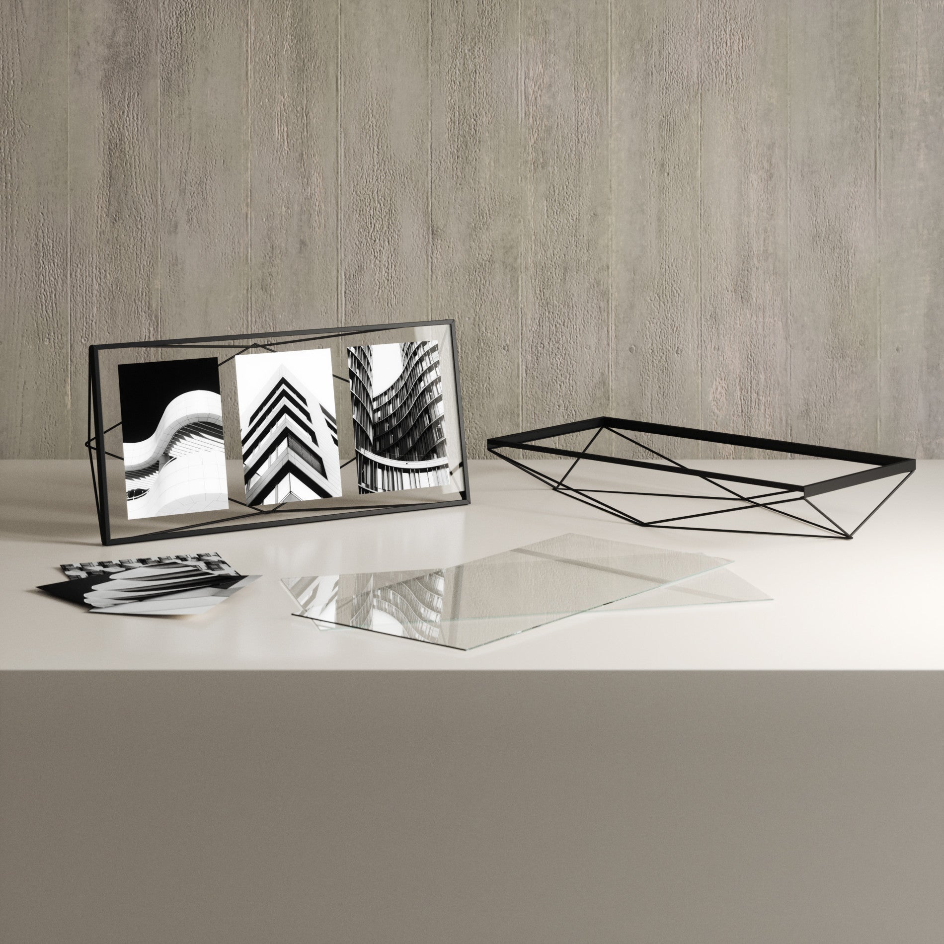 Prisma Picture Frame - Elegant Modern Photo Display for Wall & Tabletop - Perfect for Home Decor, Office, and Gift Giving