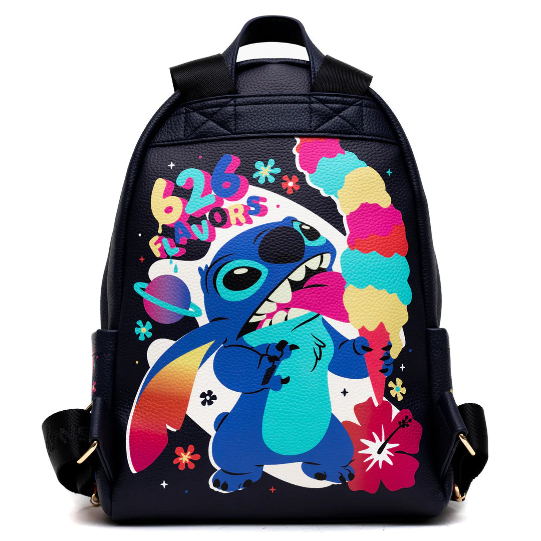 WondaPop Stitch Mini Backpack for Women & Teens - Cute Disney Lilo & Stitch Character Small Backpack - Perfect for School, Travel, Cosplay & Disney Theme Parks