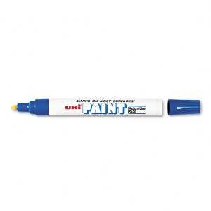 Sanford Brands Uni-Paint Marker Set - 24 Pack Medium Point Blue Markers (63603) for Artists, DIY Crafts & Industrial Labeling