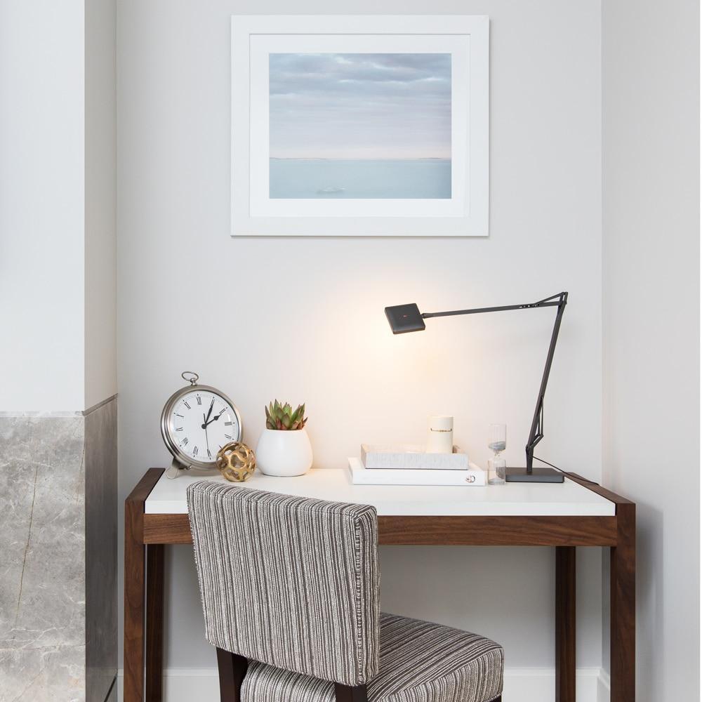 Kelvin Edge Table Lamp - Modern LED Desk Light for Home Office, Bedroom & Study | Adjustable Brightness, Energy Efficient Lighting for Reading & Work