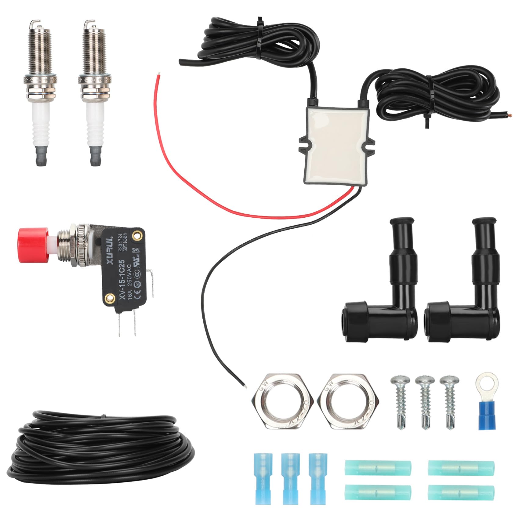 Car & Motorcycle Exhaust Flame Thrower Kit - High Performance Flame Kit with Easy Installation Parts & Guide - Perfect for Car Shows, Racing Events & Custom Vehicle Upgrades