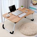XIANGMIHU Adjustable Laptop Bed Desk - Portable Lap Stand for Sofa, Dorm & Home Office - Ergonomic Bed Tray Table with Foldable Legs for Studying, Working & Eating in Bed - College Essentials for Students & Professionals