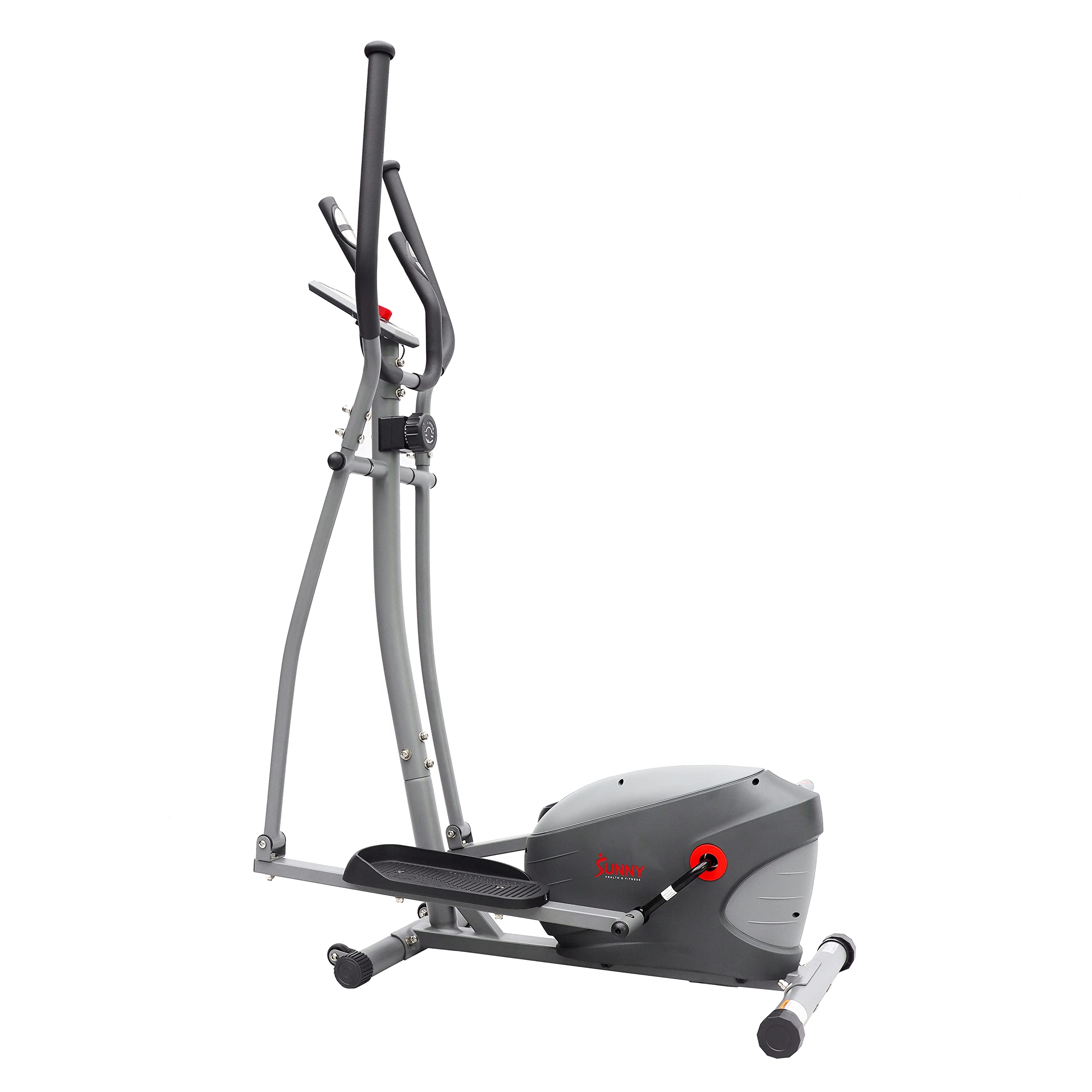 Sunny Health & Fitness Smart 2-in-1 Upright Elliptical Trainer - Full Body Workout Machine for Home Cardio Exercise with Arm & Leg Cross Training | Bluetooth Connectivity & Magnetic Resistance | Compatible with SunnyFit App | Perfect for Home Gym, Small Spaces & Low-Impact Workouts