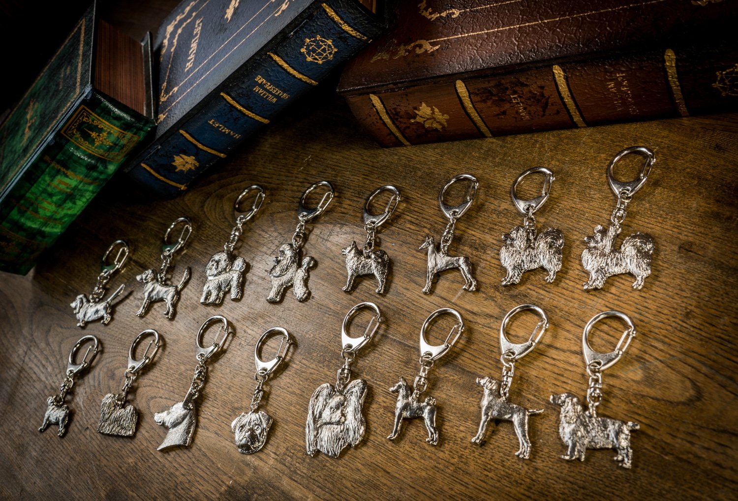 Handmade UK Artistic Afghan Hound Dog Keychain Collection - Perfect Gift for Dog Lovers & Pet Accessories