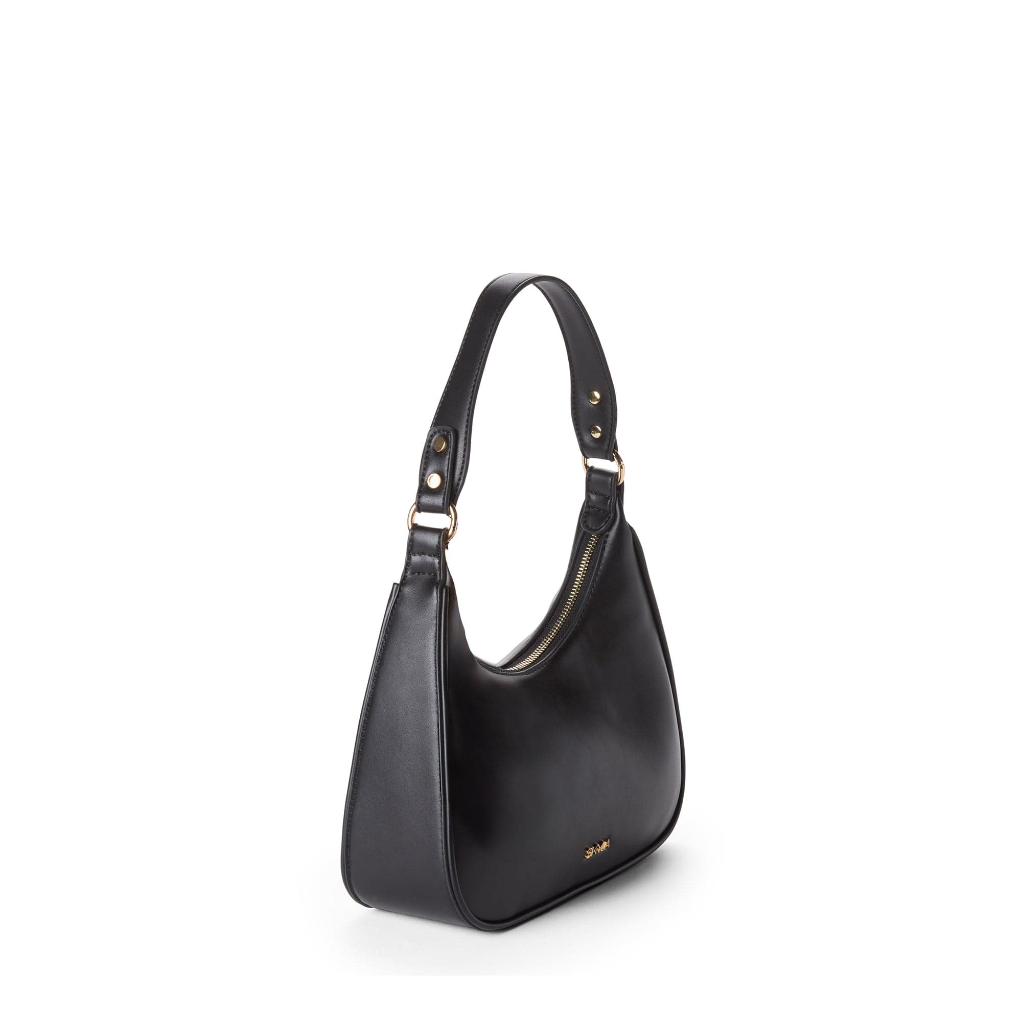 Charlie Vegan Leather Shoulder Bag for Women - Stylish & Cruelty-Free Crossbody Purse | Perfect for Work, Travel & Everyday Use | Black