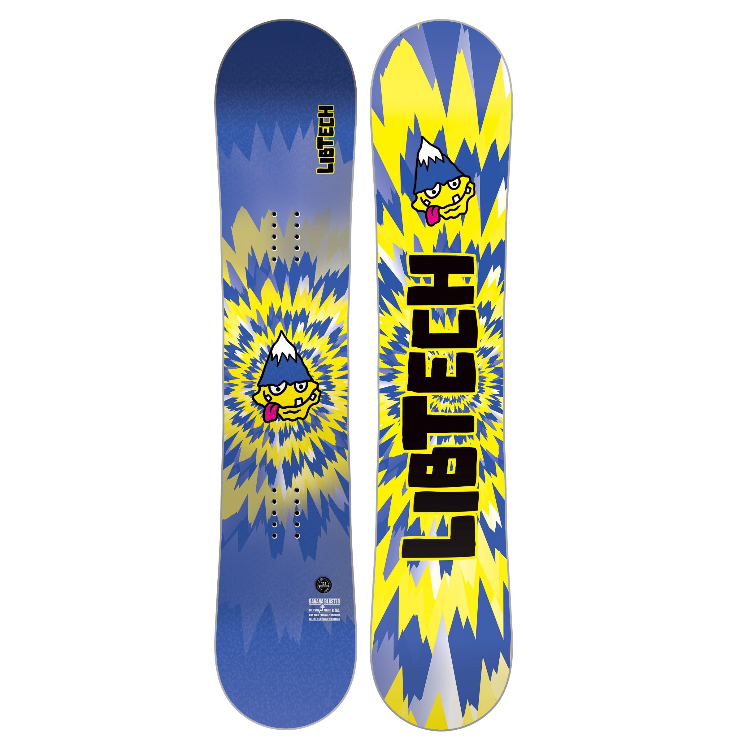 Lib Tech Banana Blaster Youth Snowboard - Best Freestyle Snowboard for Kids & Teens | Perfect for Park, Powder & All-Mountain Riding
