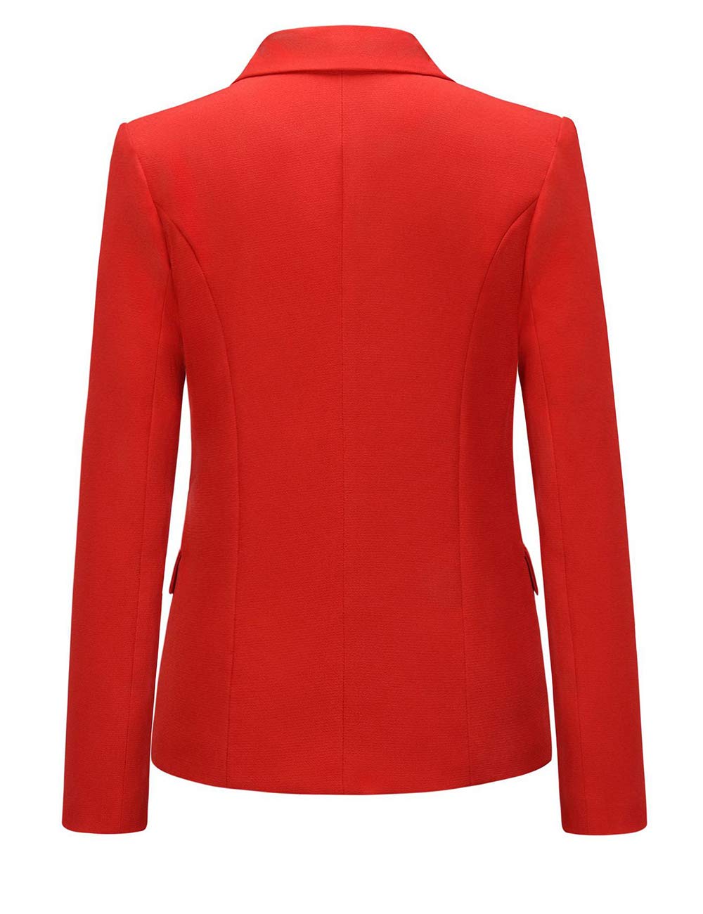 Women's Slim Fit Houndstooth Blazer - Formal Double Breasted Jacket for Office & Events