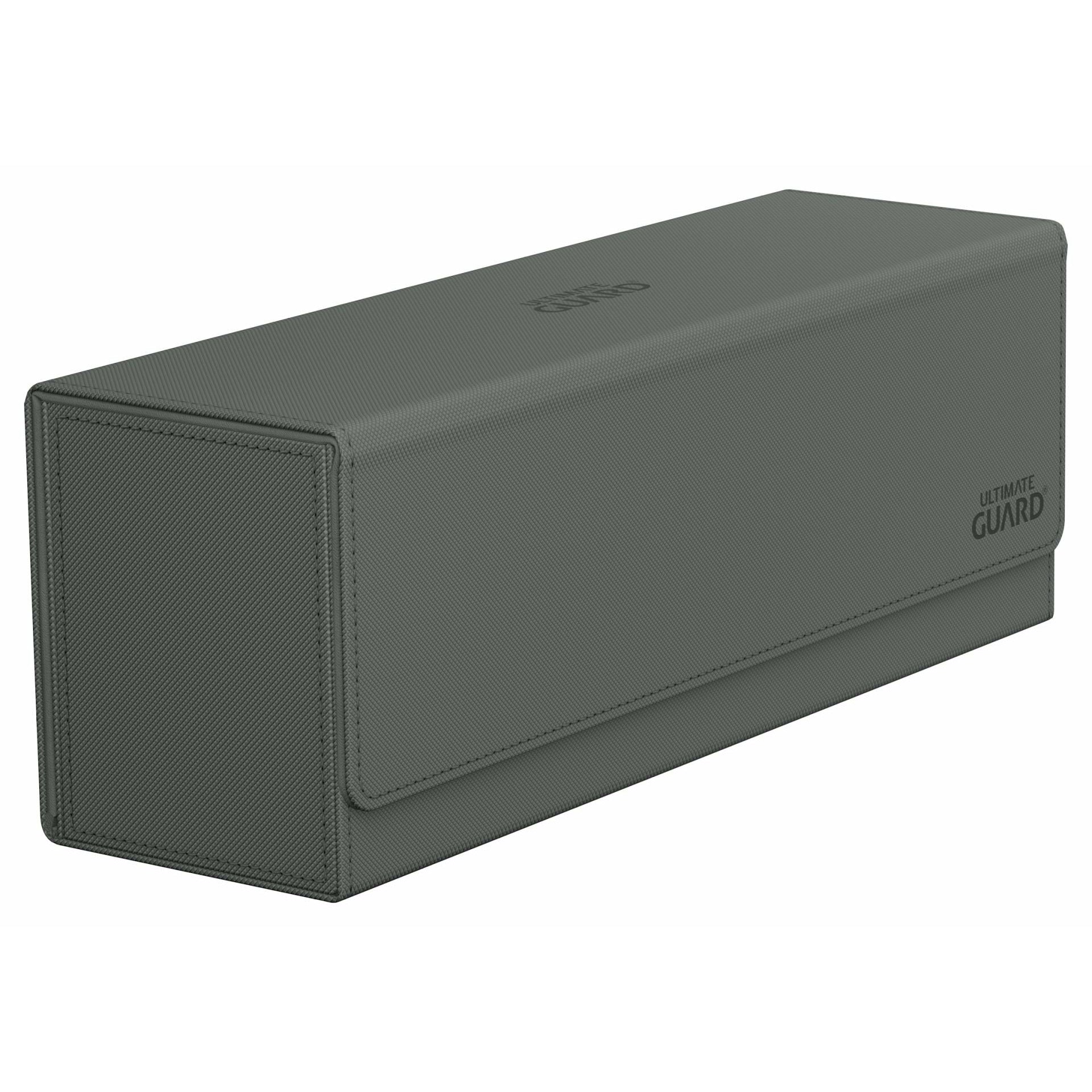 ArkHive Flip Case 400+ Xenoskin Monocolor Grey - Premium Durable Card Holder for Collectible Trading Cards, Perfect for MTG, Pokemon & Sports Card Protection & Organization