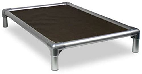 Kuranda Chewproof Dog Bed - Durable Silver Aluminum Frame for Large & Small Dogs | Indoor & Outdoor Use for Kennels, Crates, and Patios
