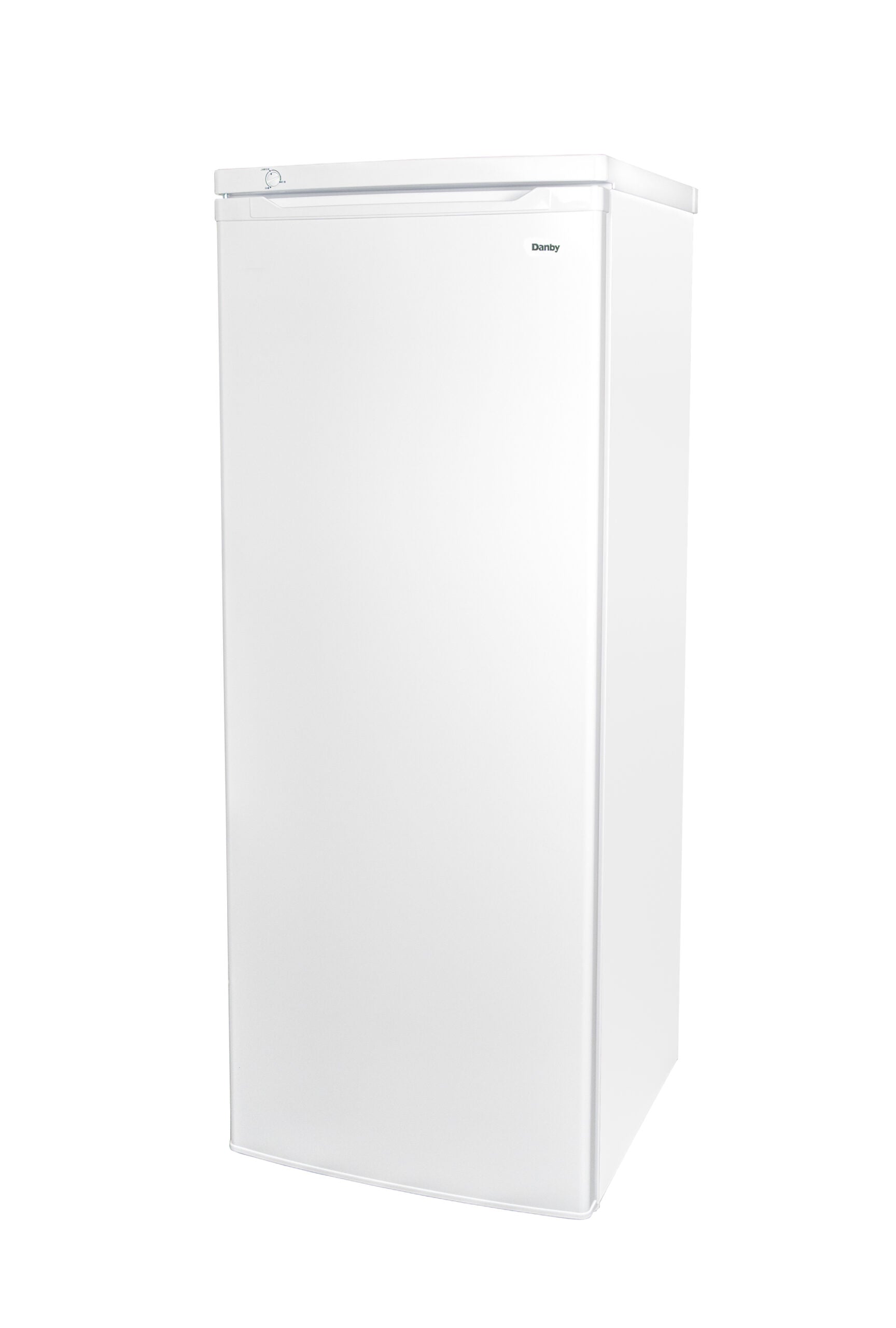 Danby DUFM060B2WDB 6.0 cu ft White Upright Freezer - Compact Deep Freeze for Home, Garage & Basement Storage - Energy Efficient Appliance for Frozen Food & Meal Prep