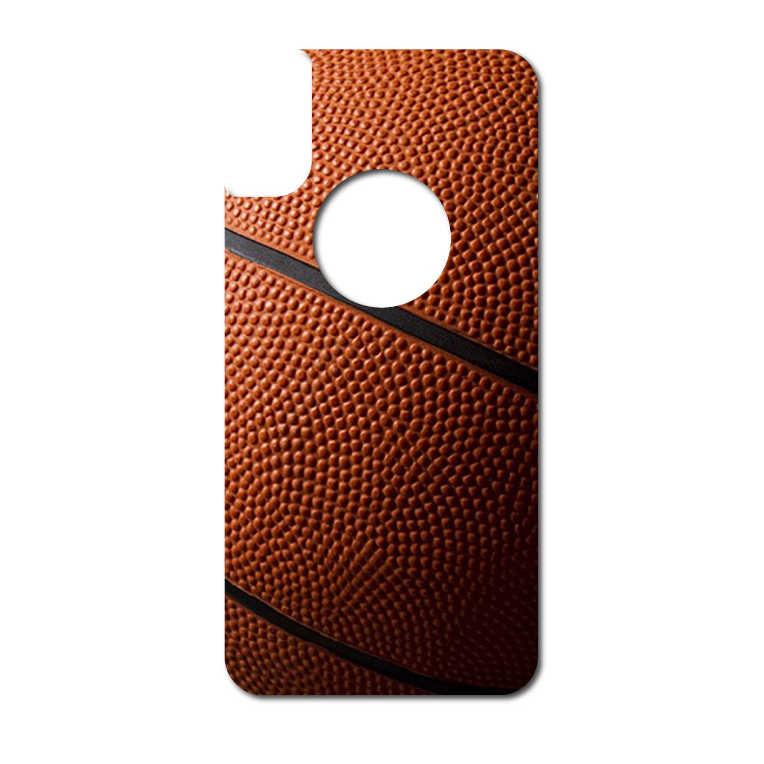 Custom Skin for OtterBox Commuter iPhone X/XS - Basketball Design for Fans