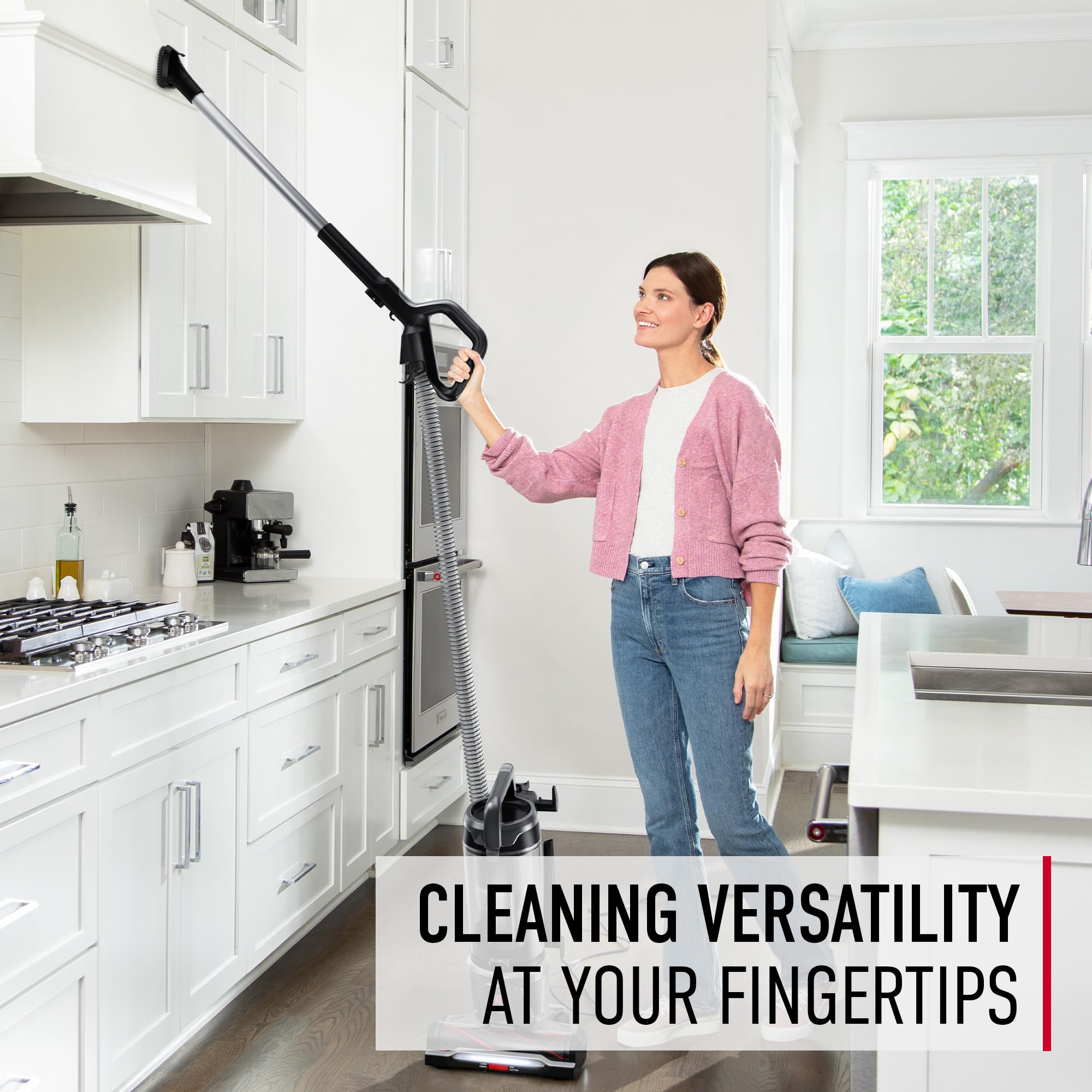 Hoover WindTunnel Tangle Guard Bagless Upright Vacuum Cleaner with HEPA Filtration | Anti-Hair Wrap Technology | Swivel Steering & Headlights | Powerful Corded Vacuum for Pet Hair, Carpets & Hard Floors | Ideal for Home Cleaning & Allergy Relief