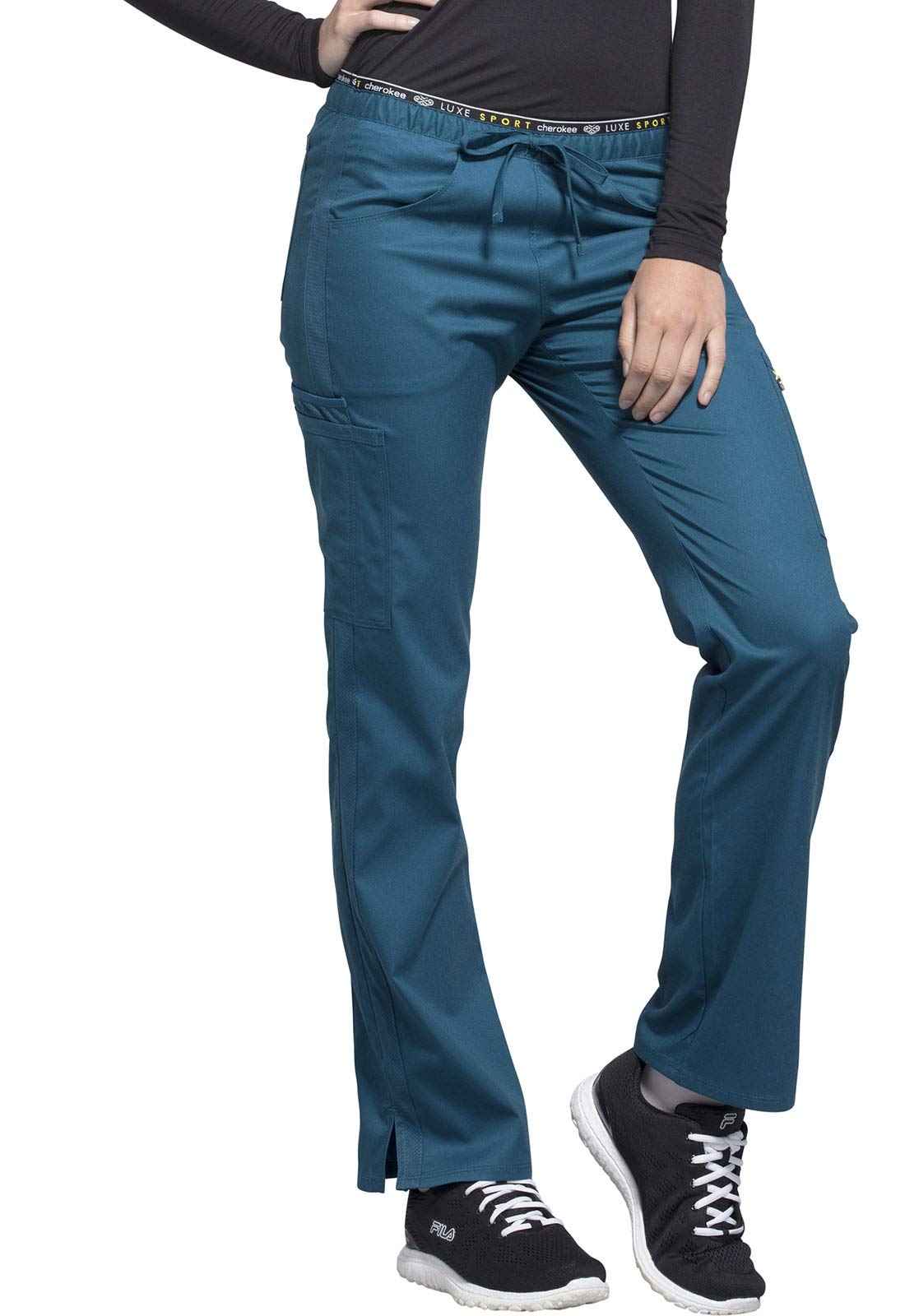Cherokee Women's Straight Leg Pants - Comfortable & Stylish for Work, Casual & Everyday Wear