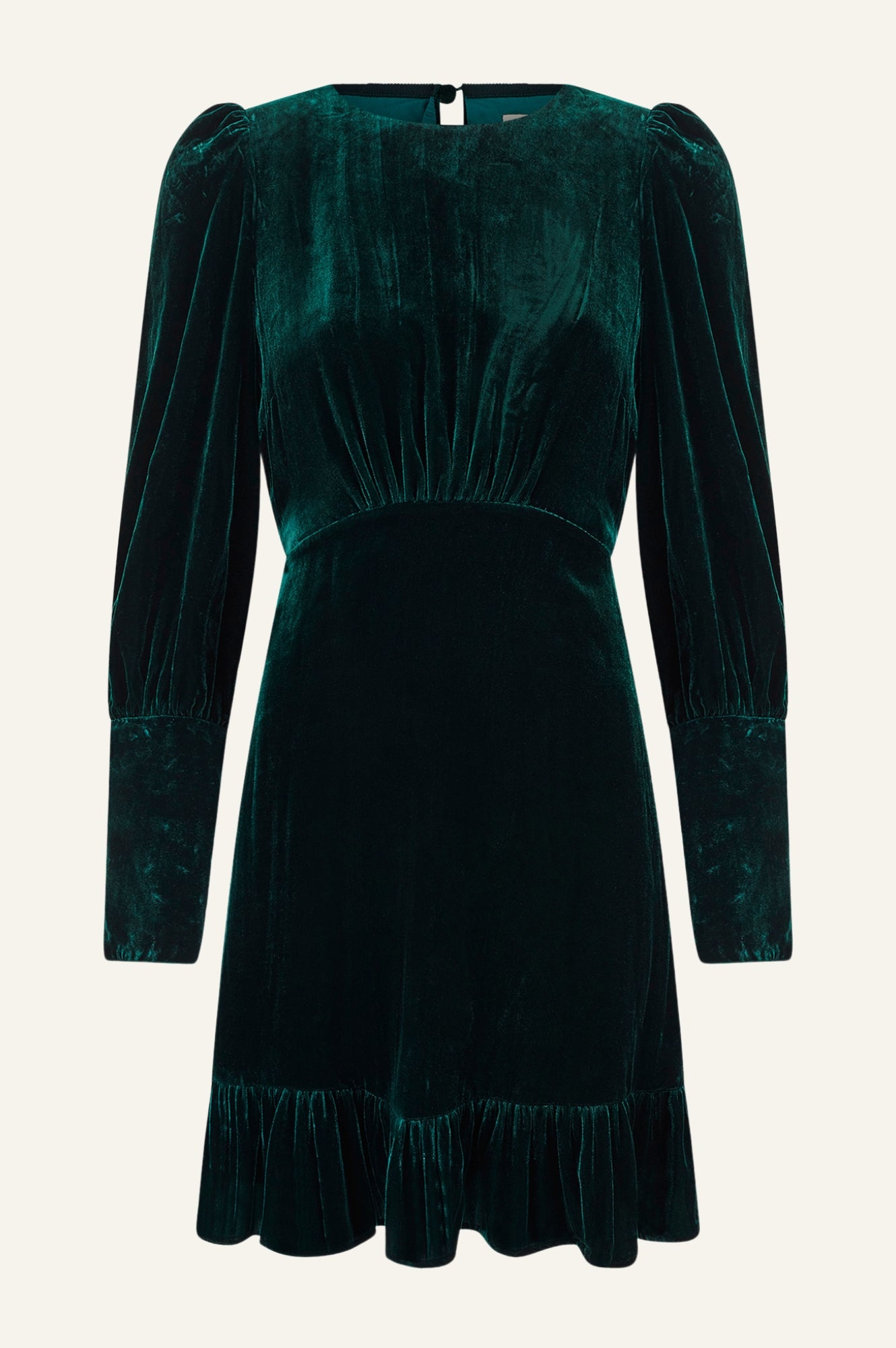Esmee Velvet Short Dress for Women | Elegant Emerald Green Sleeveless Mini Dress | Perfect for Cocktail Parties, Date Nights & Holiday Events