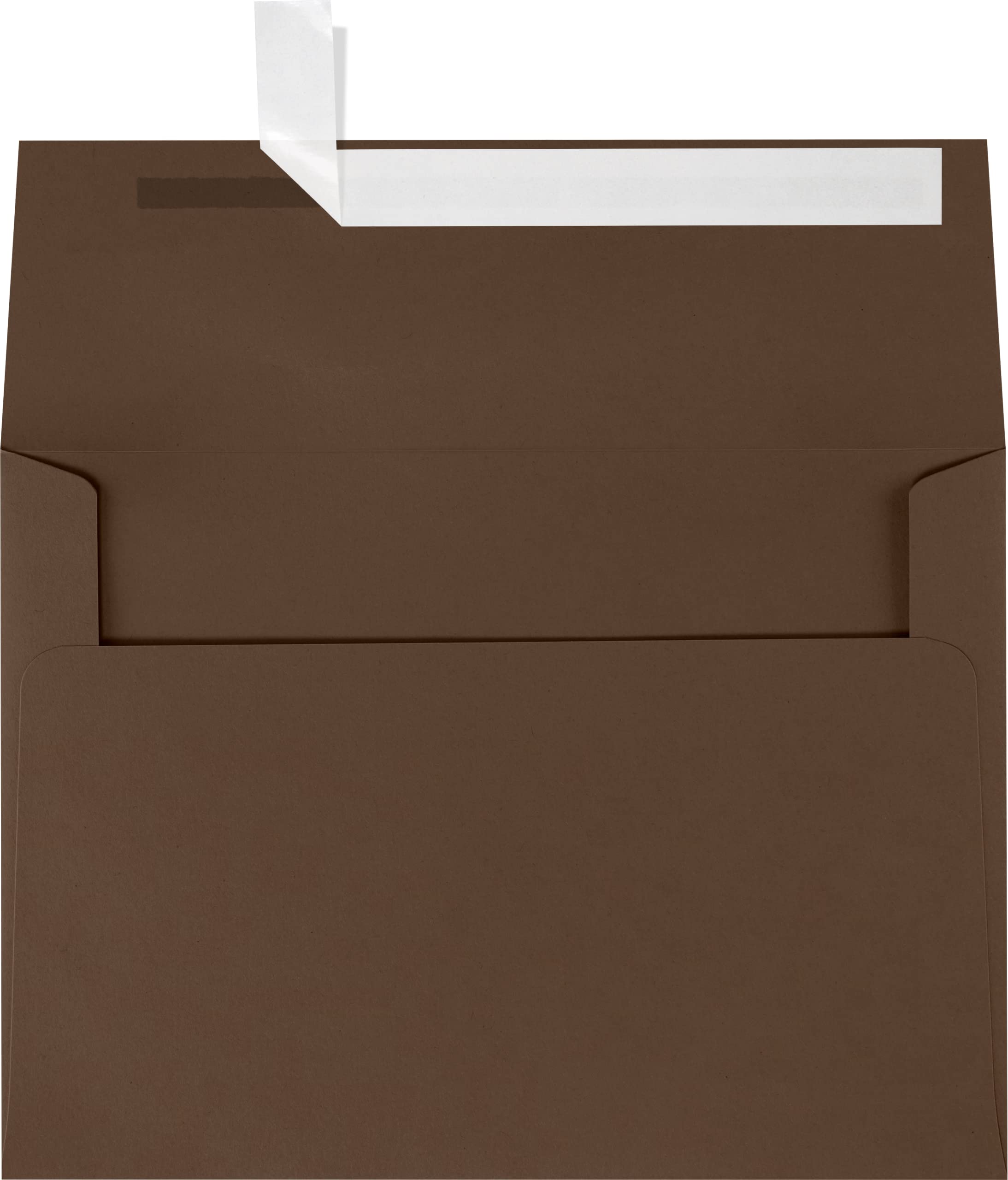 Premium LUXPaper A7 Invitation Envelopes - 80 lb. Chocolate Brown, 5.25