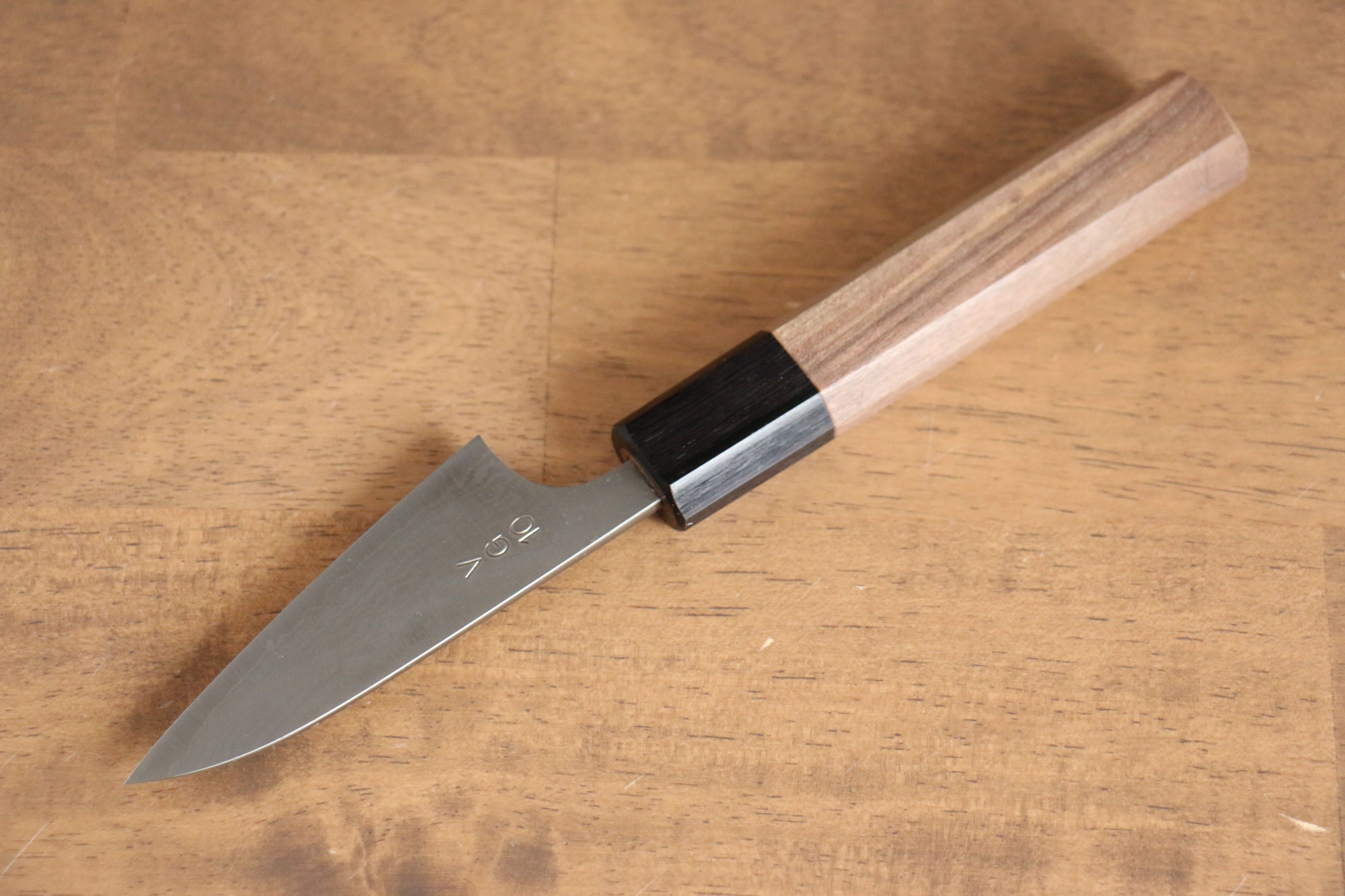 VG10 Damascus Petty Utility Knife 80mm - Nao Yamamoto Japanese Chef Knife with Walnut Handle - Perfect for Slicing, Peeling & Precision Kitchen Tasks