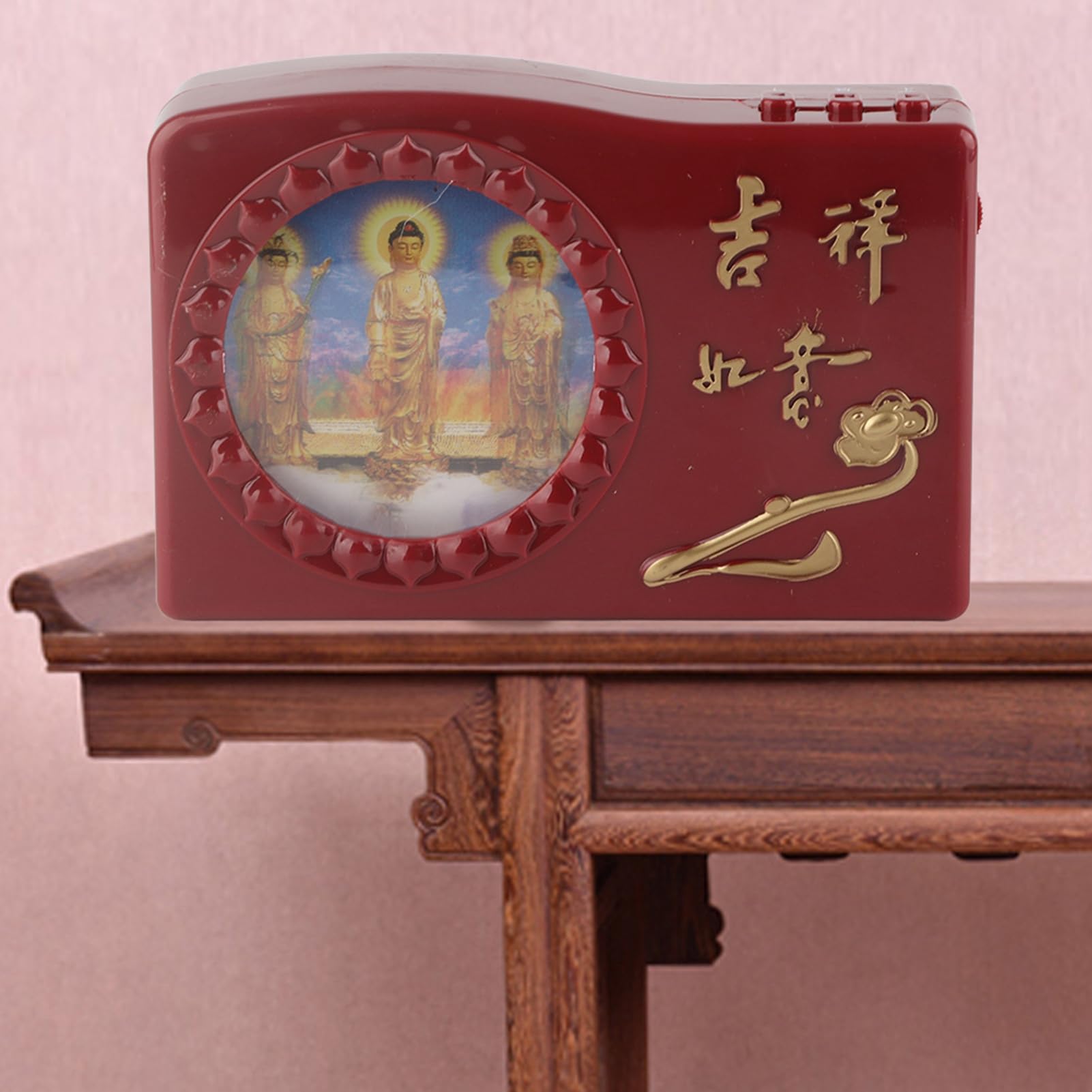 48-in-1 Great Compassion Buddha Machine - LED Prayer Device with FM Transmitter (100-250V) - Perfect for Meditation, Yoga & Spiritual Healing at Home