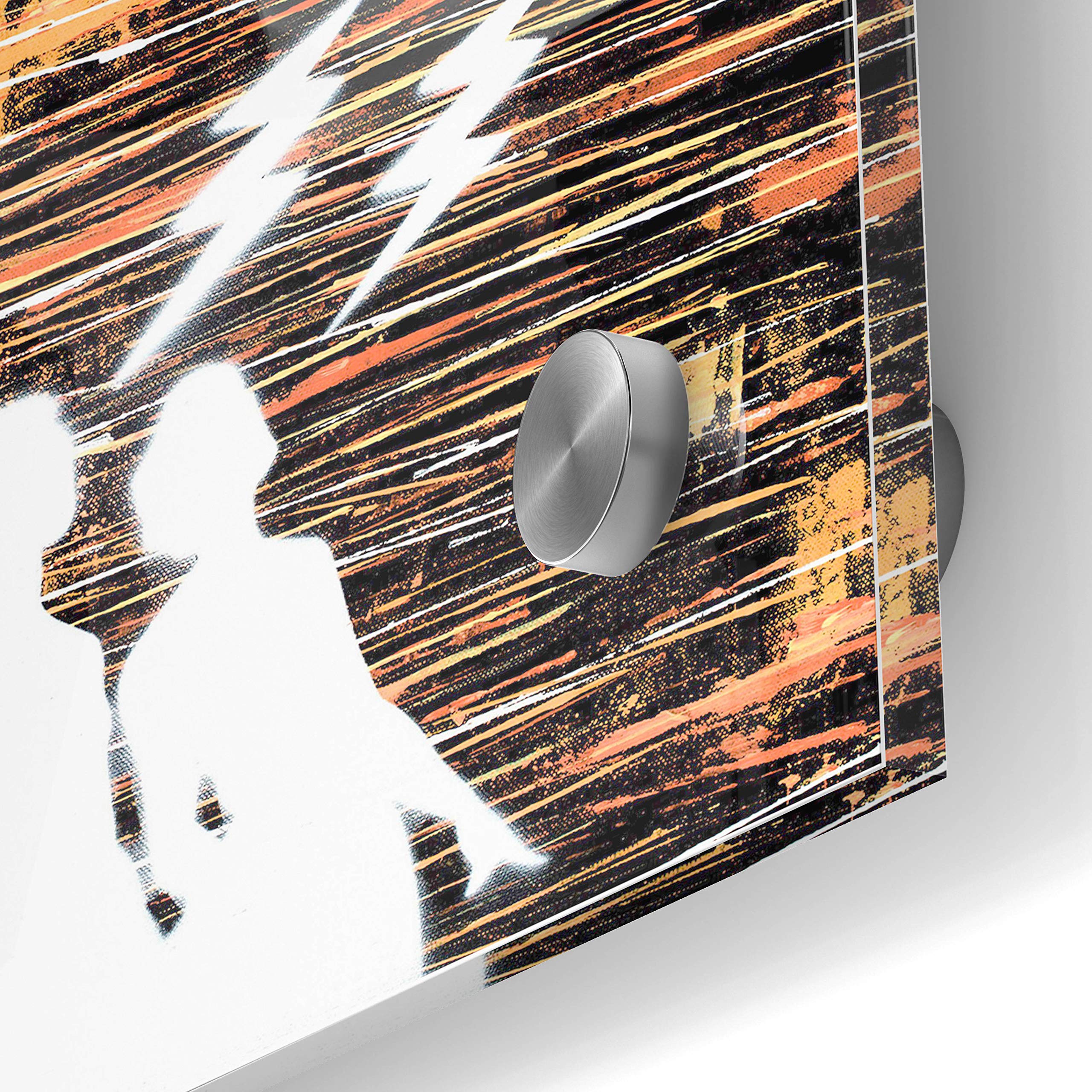 Epic 'Strucked' Acrylic Glass Wall Art by Craig Snodgrass - 24x36 Inches Modern Abstract Painting for Living Room, Bedroom & Office Decor