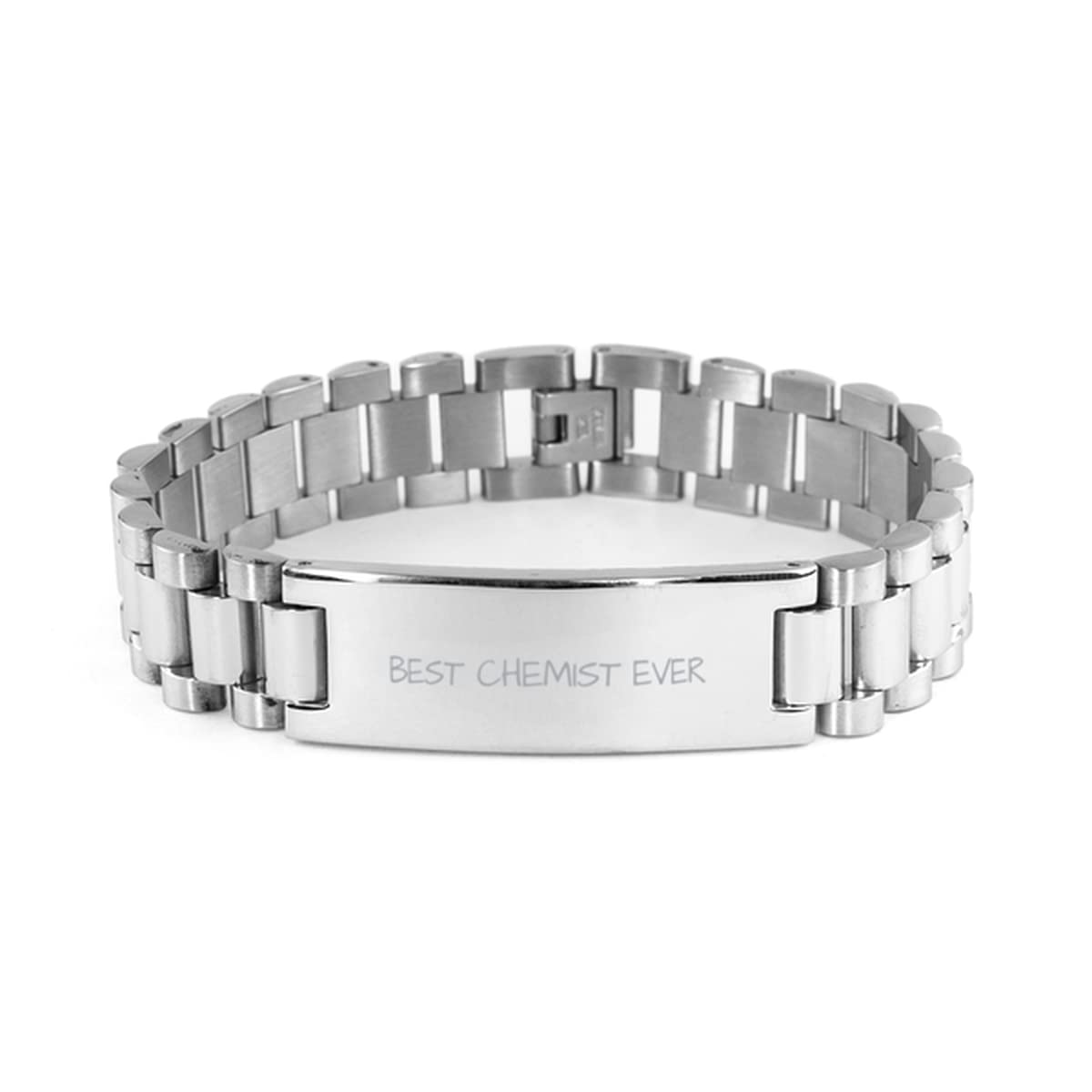 Premium Stainless Steel Chemist Bracelet - Funny Science Gift for Men & Women - Perfect Birthday Present for Chemistry Lovers - Ideal for Lab Work, Classrooms & Everyday Wear