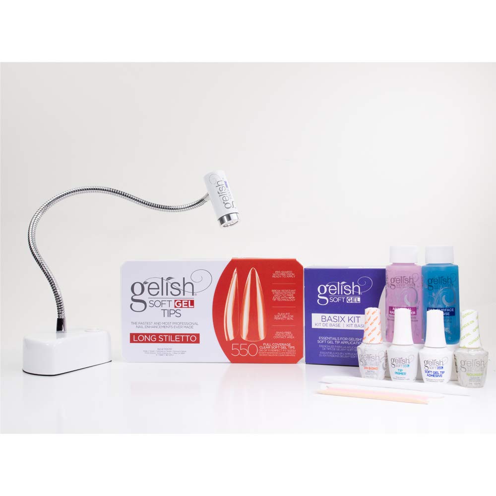 Gelish Soft Gel Nail Polish Bundles - 12 Colors Soak Off LED/UV Gel Manicure Kit for Salon & Home Use - Perfect for Nail Art, DIY Manicures & Professional Nail Extensions