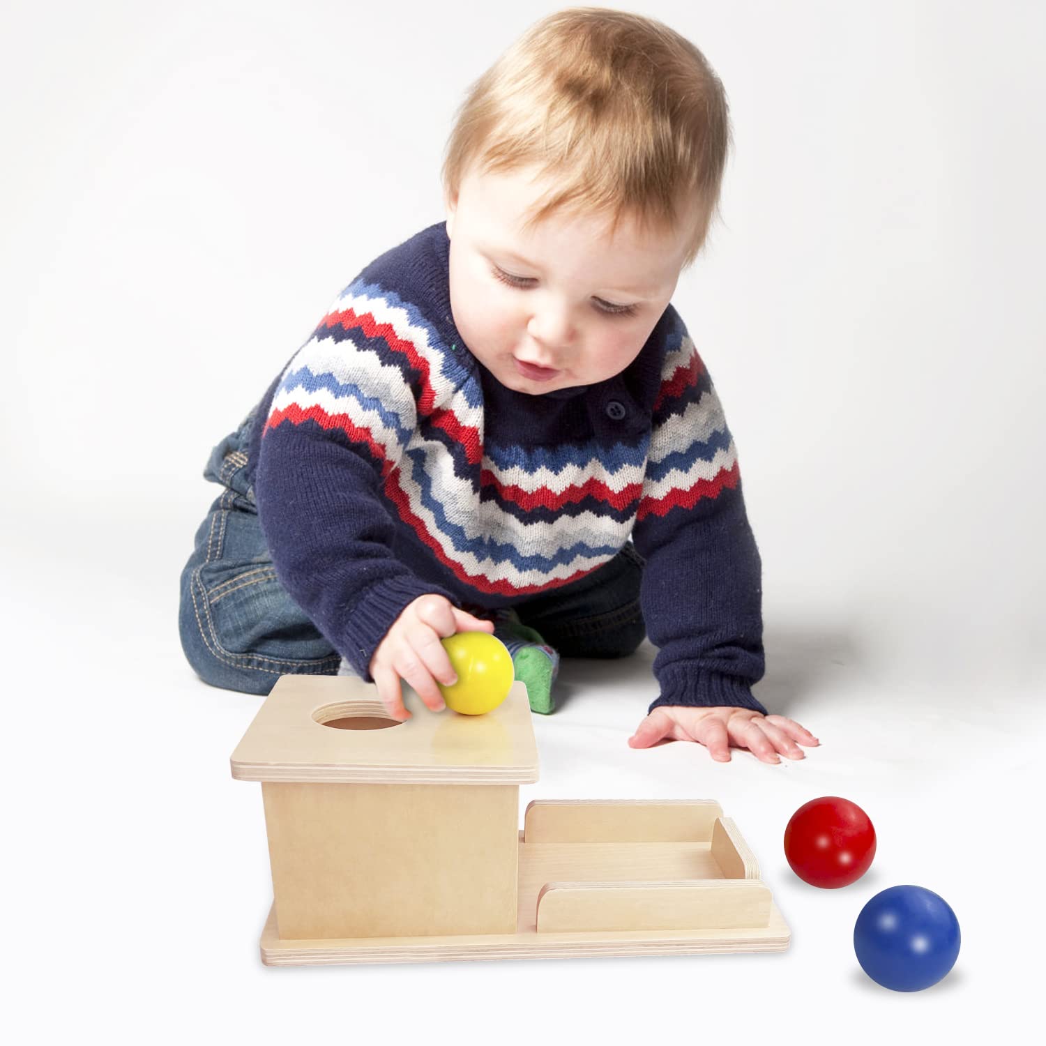 Montessori Coin Box for Toddlers - Early Learning Educational Toy for Infants & Kids - Perfect for Montessori Home Schooling & Sensory Play Activities