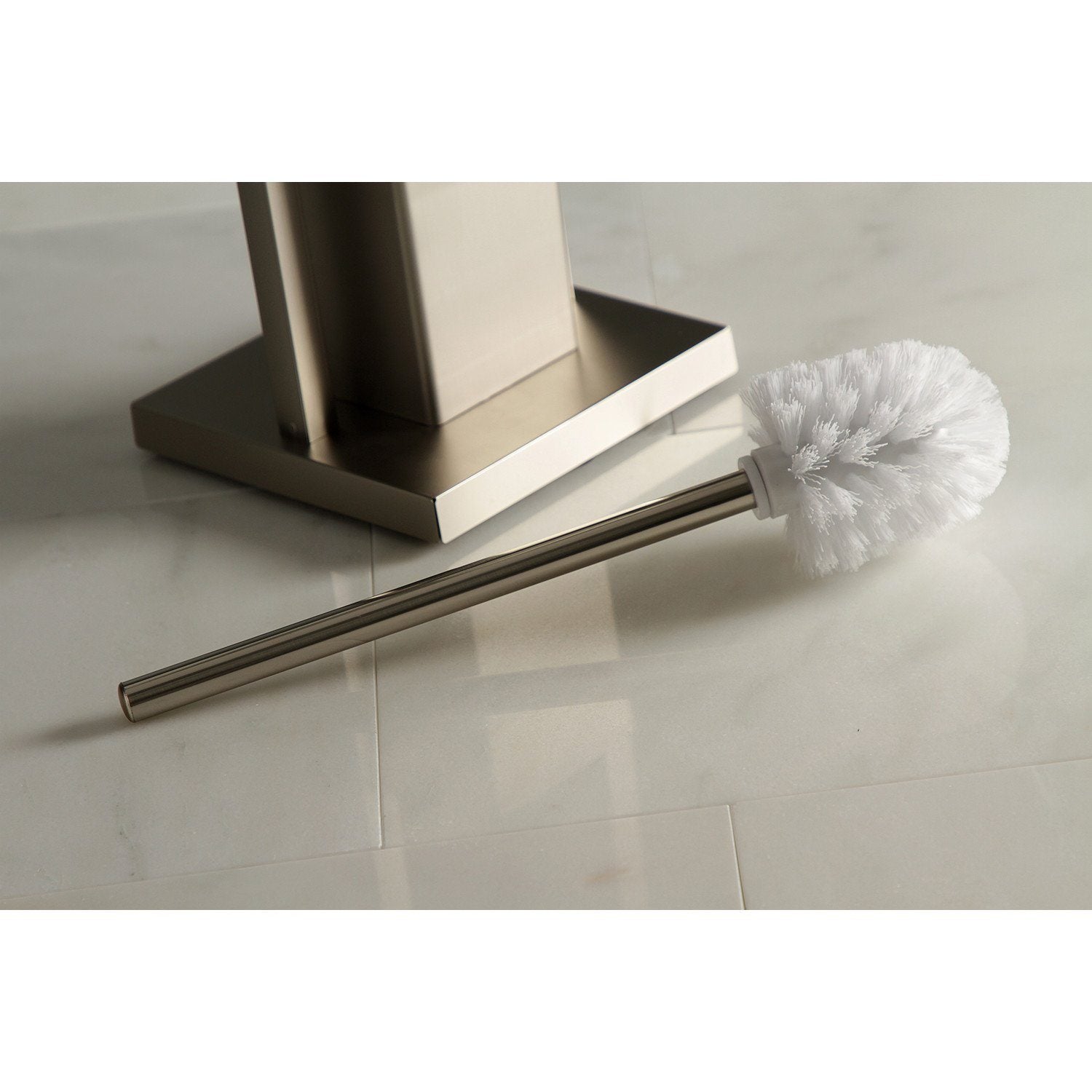 Edenscape Freestanding Toilet Paper Holder with Brush and Holder - Bathroom Storage Organizer for Modern Homes, Perfect for Guest Bathrooms & Small Spaces