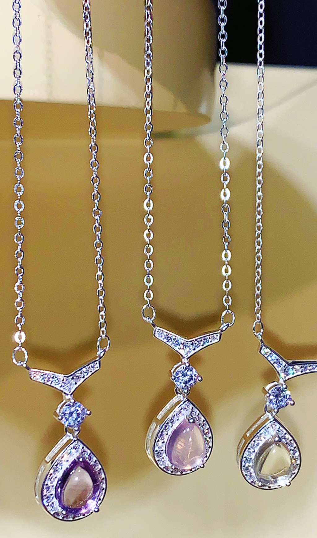 Elegant Aquamarine Collarbone Necklace for Women - Dainty Gemstone Jewelry Gift for Her - Perfect for Weddings, Parties & Everyday Wear