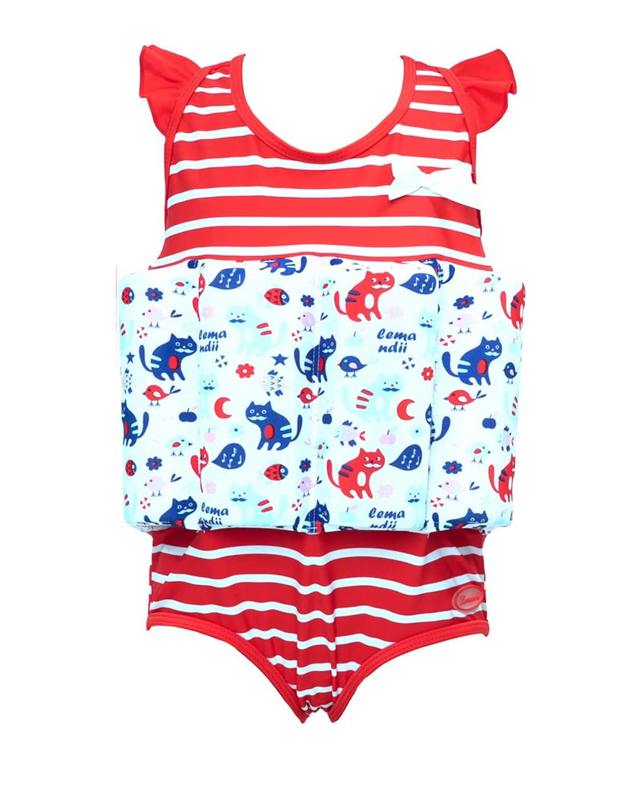 **Kids Swim Vest with Adjustable Buoyancy - Flotation One-Piece Swimsuit for Boys & Girls Ages 1-10 - Perfect for Pool, Beach & Water Safety**