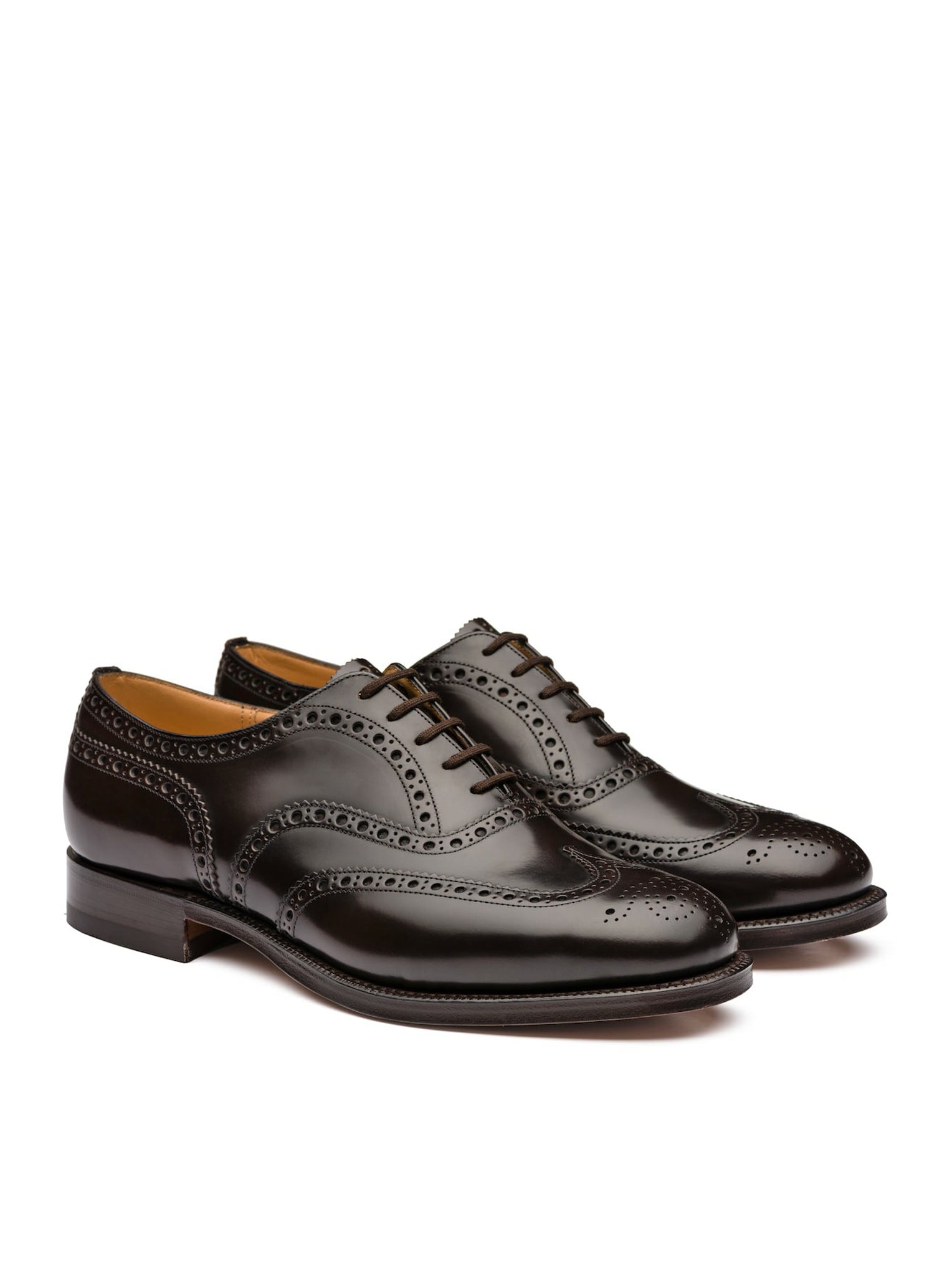 Premium Oxford Brogue Shoes for Men - Genuine Brushed Calfskin Leather - Classic Formal & Business Dress Shoes for Office, Wedding & Special Occasions