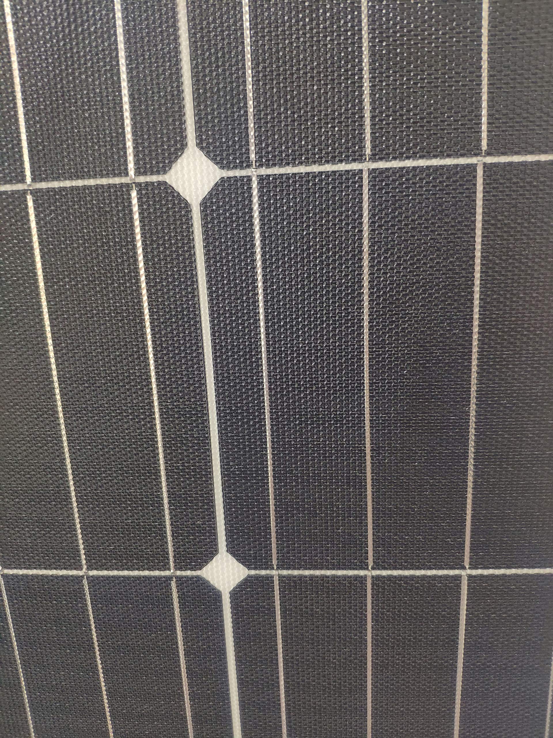 FixtureDisplays® 120W Flexible Solar Panel - 12V Mono Solar Charger for RV, Boat, Camping & Off-Grid Power | Waterproof & Lightweight Portable Solar Panel for Outdoor Adventures