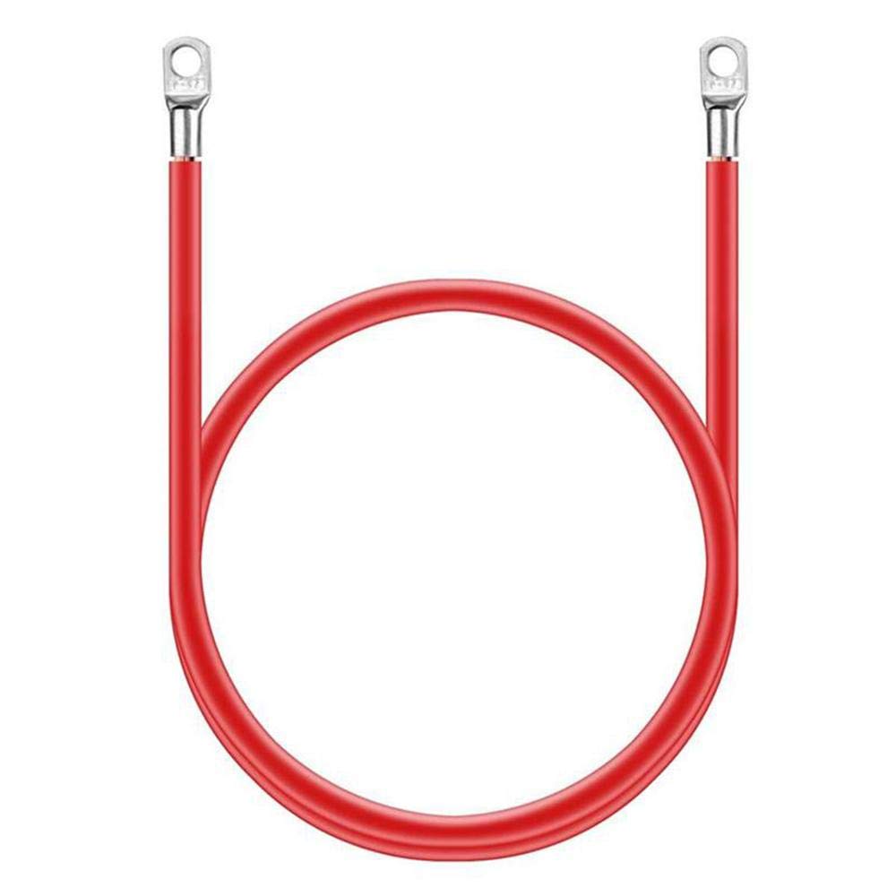 TOTMOX 6 AWG Pure Copper Battery Cables - Red/Black Inverter Wires for Solar, RV, Car, Boat (1ft, 1.5ft, 2ft, 3ft, 4ft Lengths) - Heavy Duty Power Transfer for Off-Grid & Marine Applications