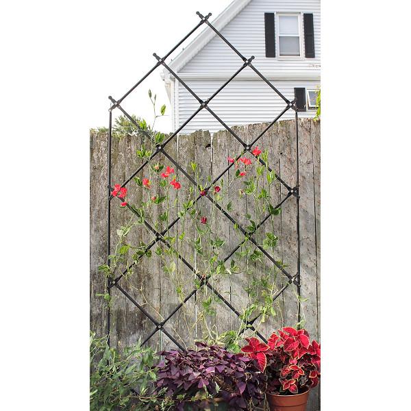 Freestanding Lattice Garden Trellis - Sturdy Metal Plant Support for Climbing Roses, Vines & Flowers | Perfect for Outdoor Gardens, Patios & Backyard Decor